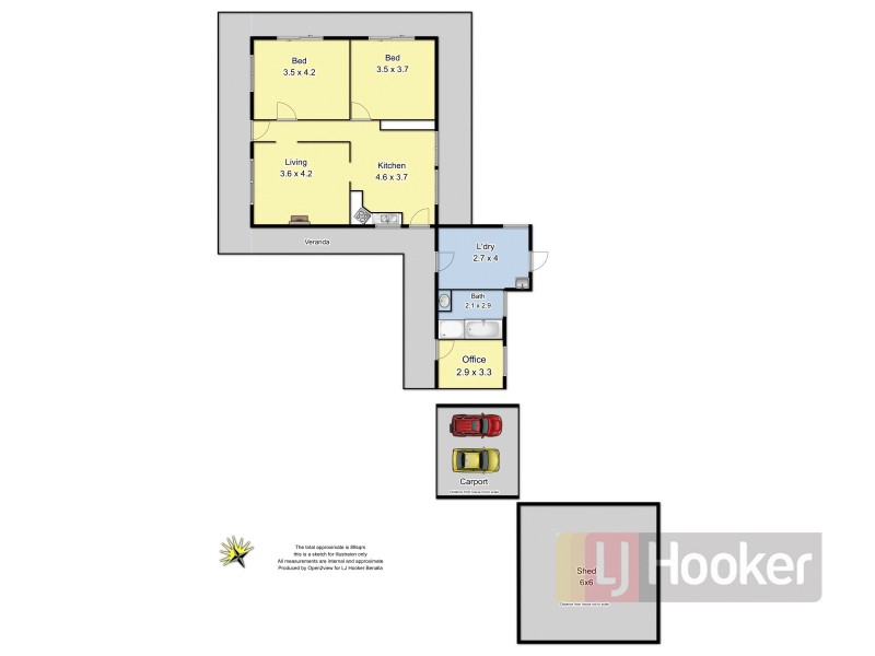389 Davies Road, Warrenbayne VIC 3670 Floorplan