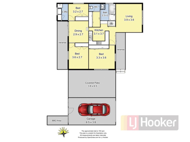 20 George St, Benalla VIC 3672 Floorplan