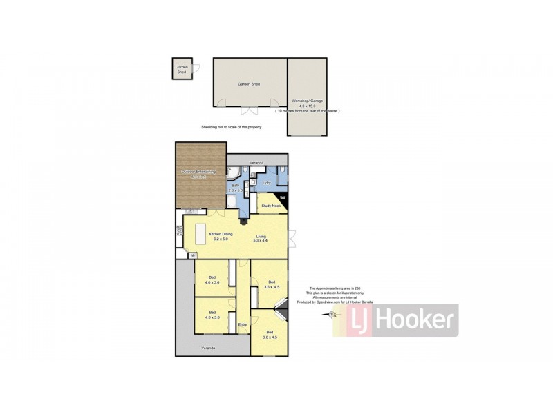 53 Salisbury Street, Benalla VIC 3672 Floorplan