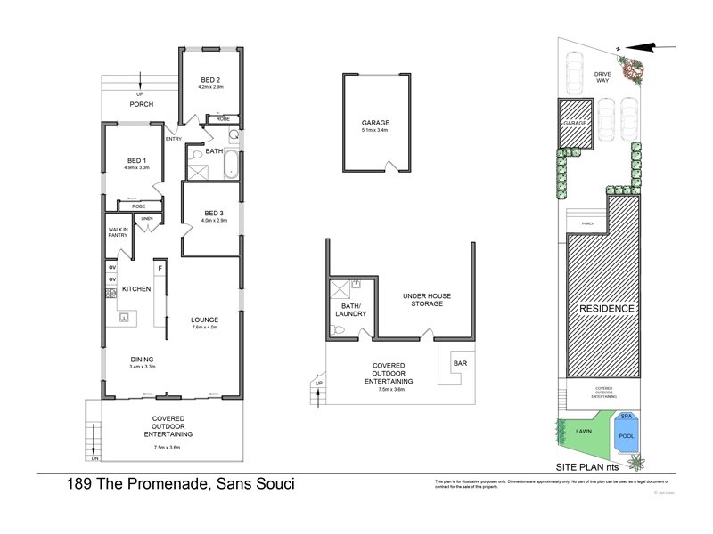 189 The Promenade, Sans Souci NSW 2219 Floorplan