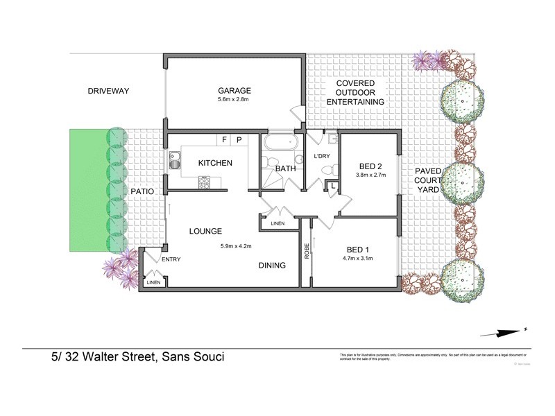 5/30-32 Walter Street, Sans Souci NSW 2219 Floorplan
