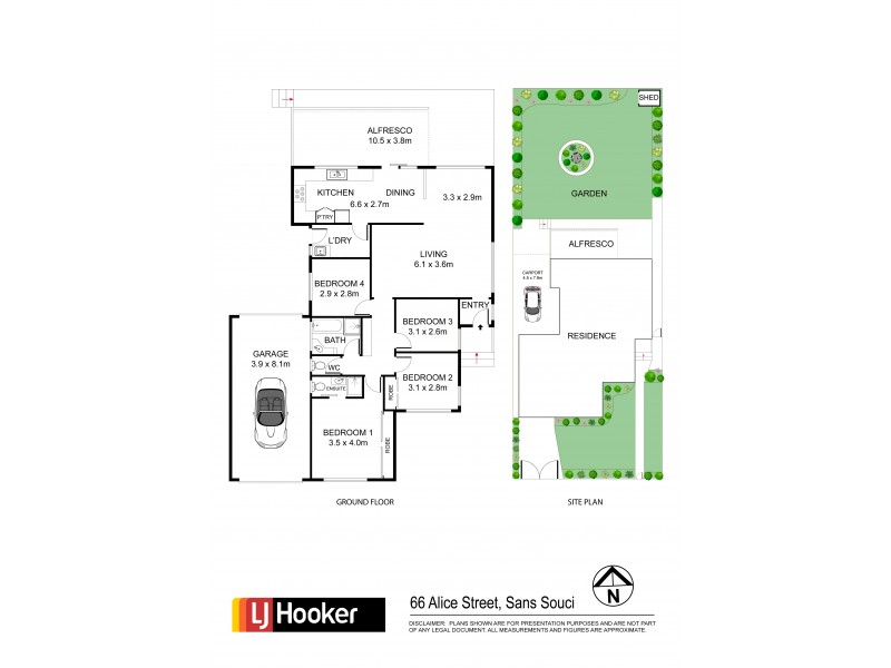 66 Alice Street, Sans Souci NSW 2219 Floorplan