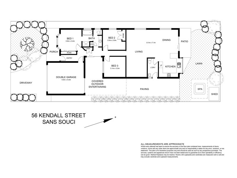 56 Kendall Street, Sans Souci NSW 2219 Floorplan