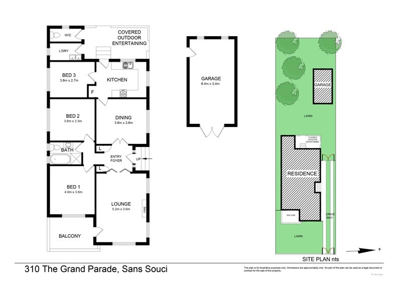 310 The Grand Parade, Sans Souci NSW 2219 Floorplan