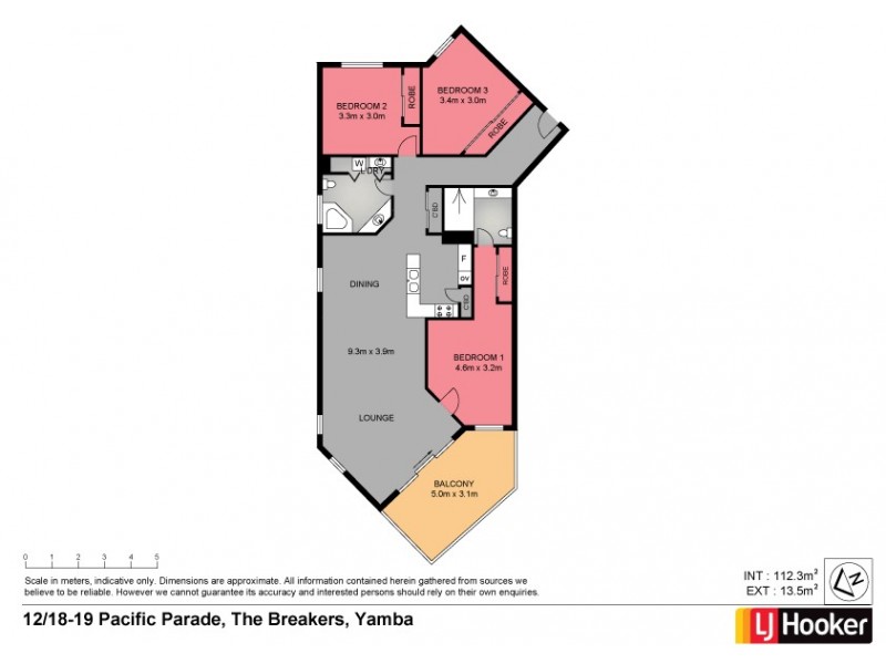 Apartment 12/18-19 Pacific Parade, Yamba NSW 2464 Floorplan