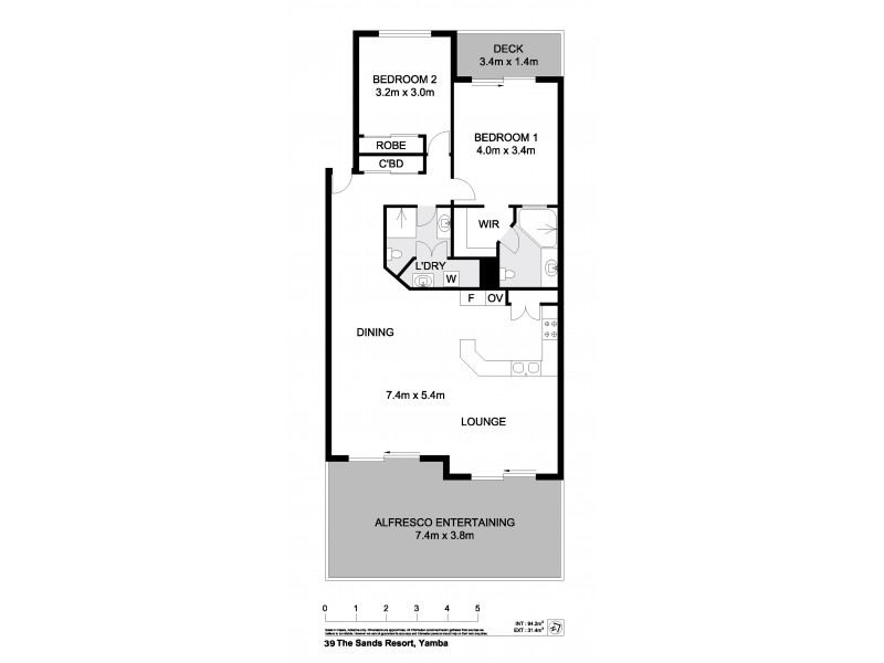 Unit 39/20-21 Pacific Parade, Yamba NSW 2464 Floorplan
