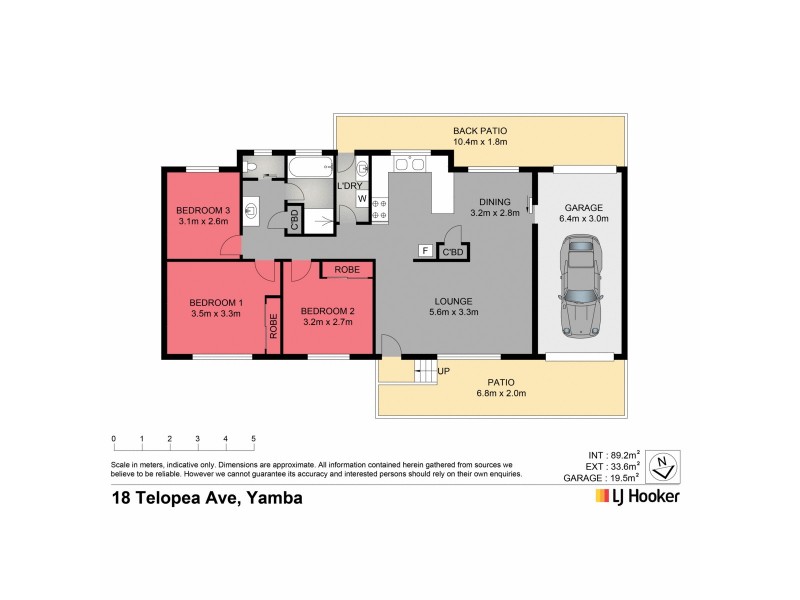 18 Telopea Avenue, Yamba NSW 2464 Floorplan