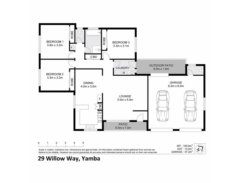 29 Willow Way, Yamba NSW 2464 Floorplan