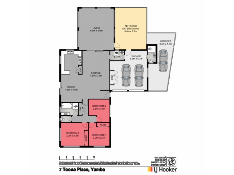 7 Toona Place, Yamba NSW 2464 Floorplan