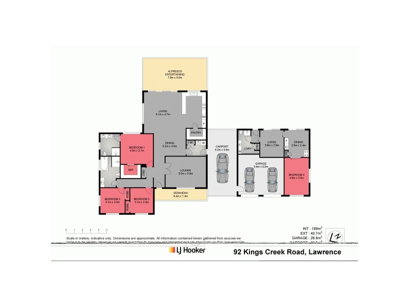 92 Kings Creek Road, Lawrence NSW 2460 Floorplan