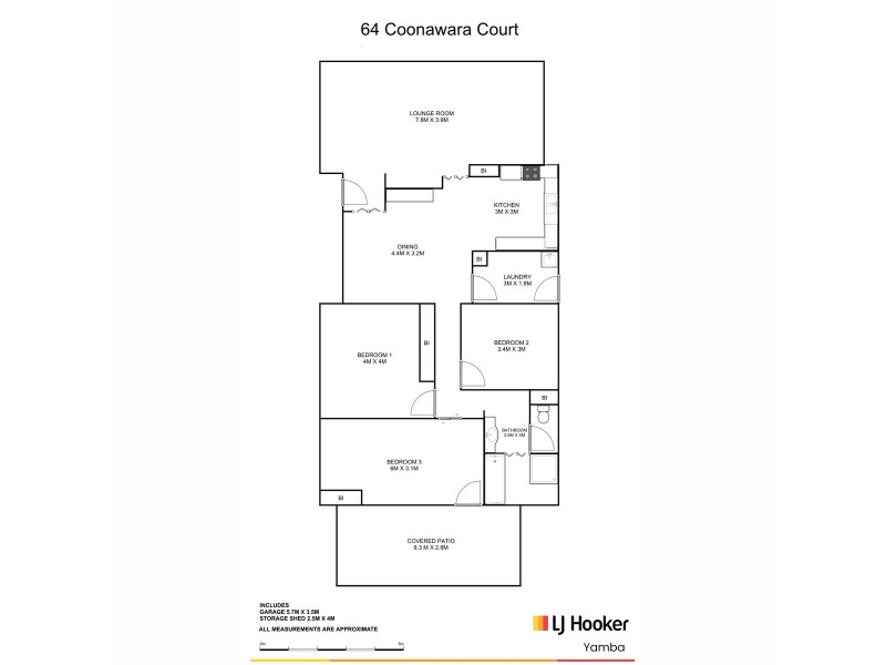 64 Coonawarra Court, Yamba NSW 2464 Floorplan