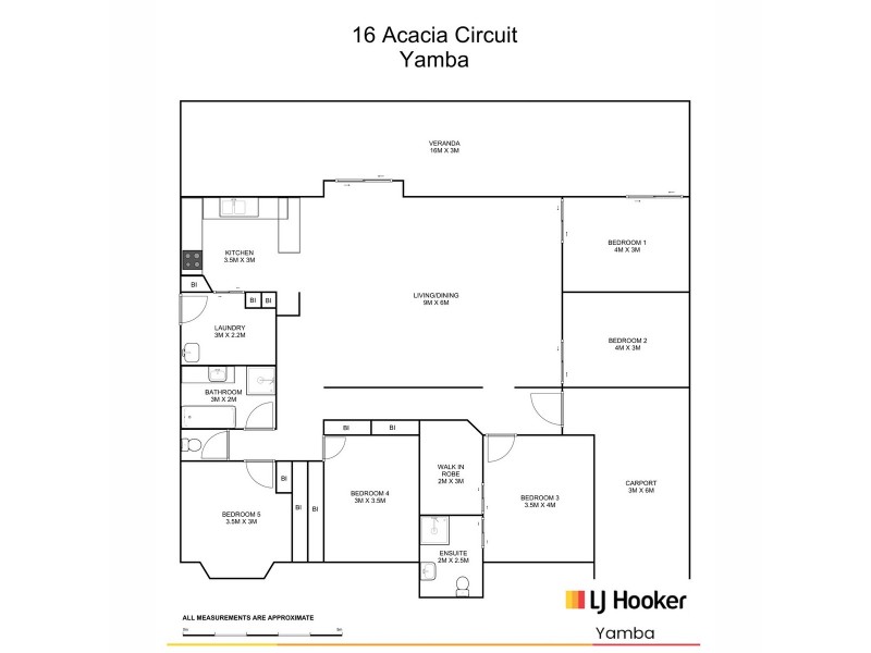 16 Acacia Circuit, Yamba NSW 2464 Floorplan