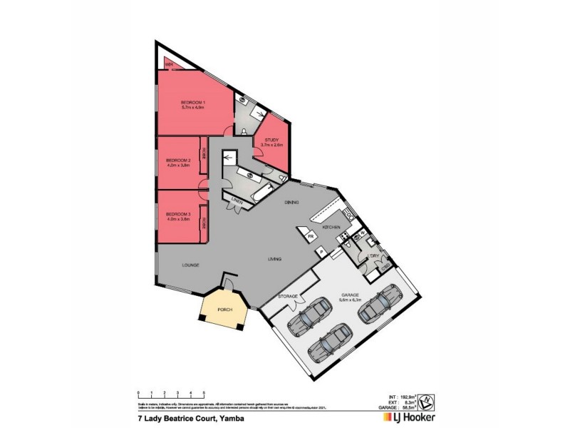 7 Lady Beatrice Court, Yamba NSW 2464 Floorplan