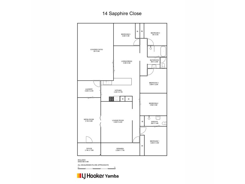 14 Sapphire Close, Townsend NSW 2463 Floorplan