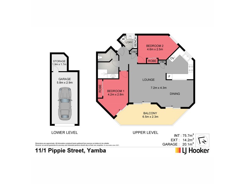 11/1 Pippie Street, Yamba NSW 2464 Floorplan