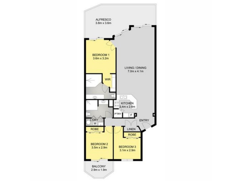 21/20-21 Pacific Parade, Yamba NSW 2464 Floorplan