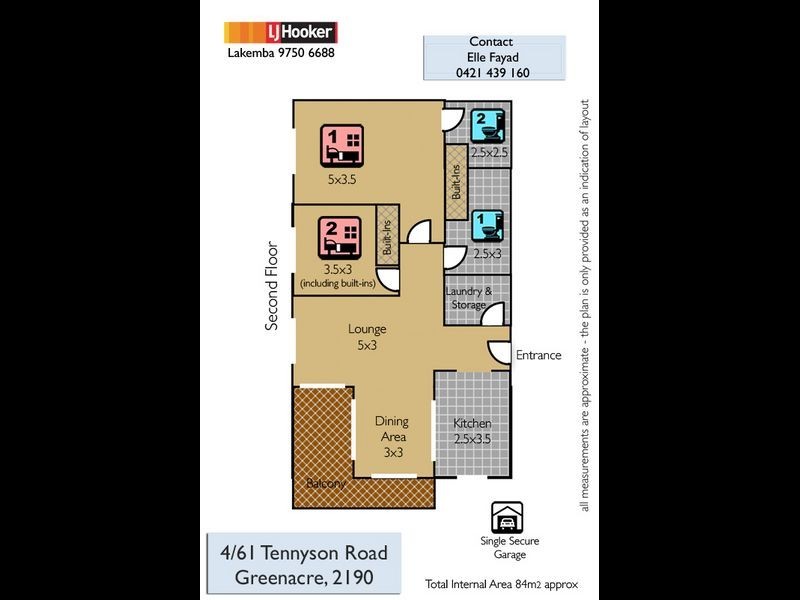 4/61 Tennyson Road, Greenacre NSW 2190