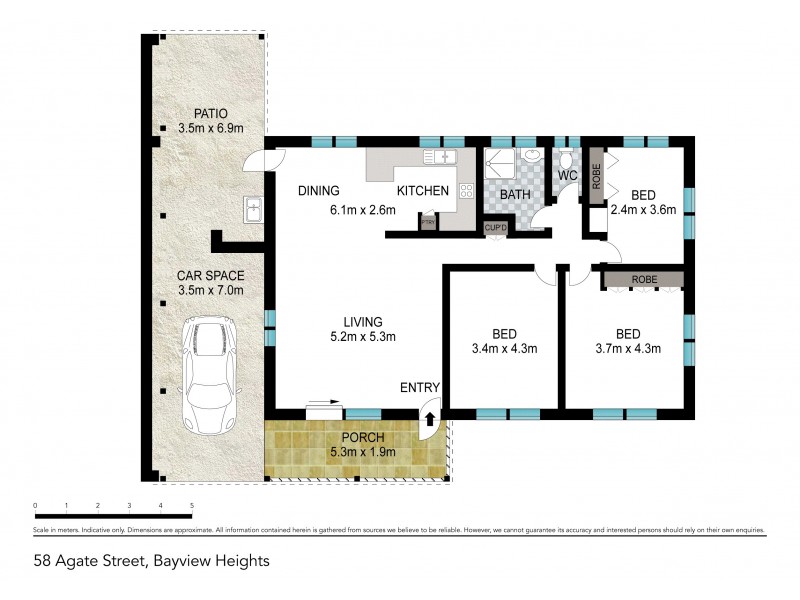 58 Agate Street, Bayview Heights QLD 4868 Floorplan