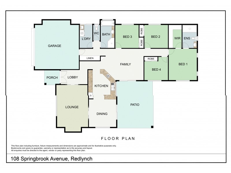 108 Springbrook Avenue, Redlynch QLD 4870 Floorplan