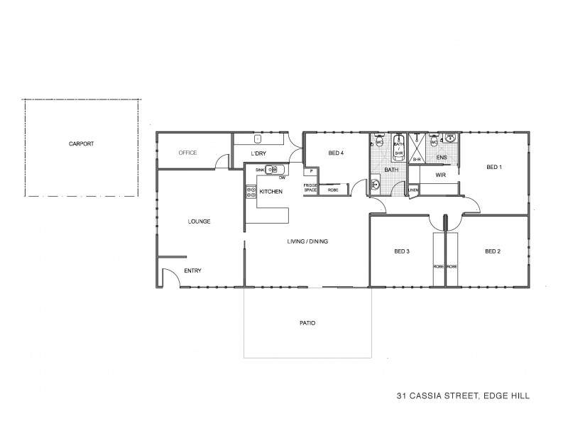31 Cassia Street, Edge Hill QLD 4870 Floorplan