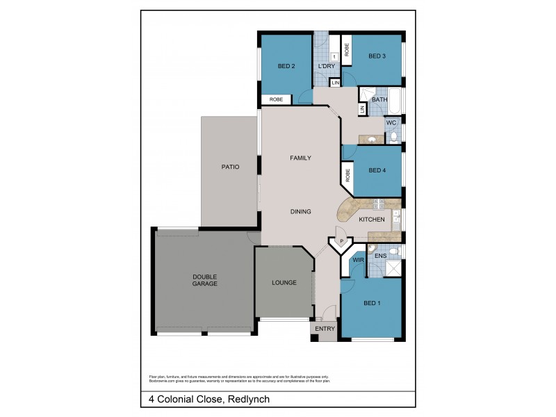 4 Colonial Close, Redlynch QLD 4870 Floorplan