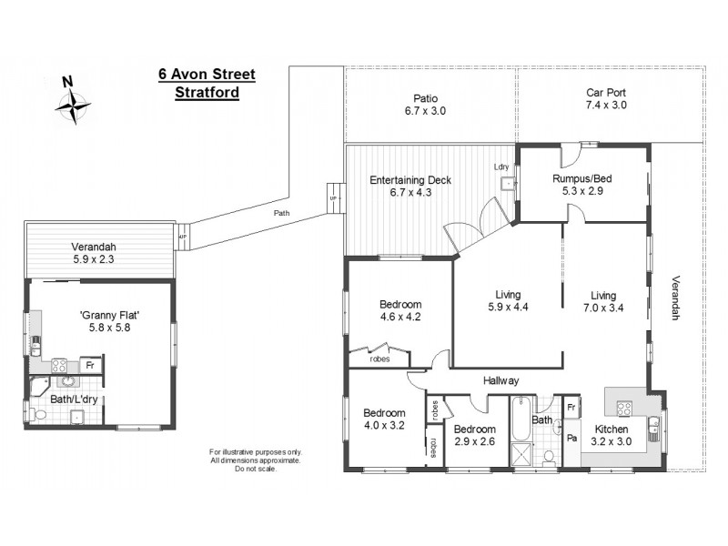 6 Avon Street, Stratford QLD 4870 Floorplan