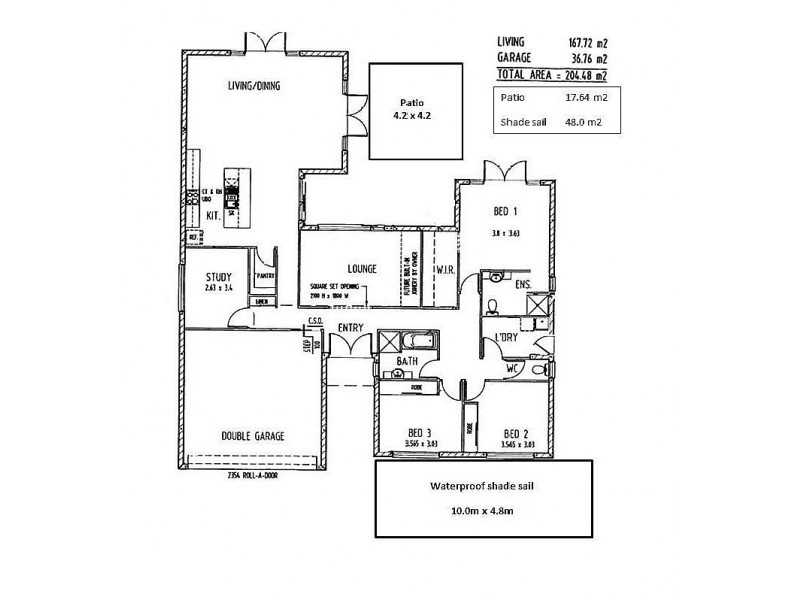 6 Willie Ming Close, Redlynch QLD 4870 Floorplan