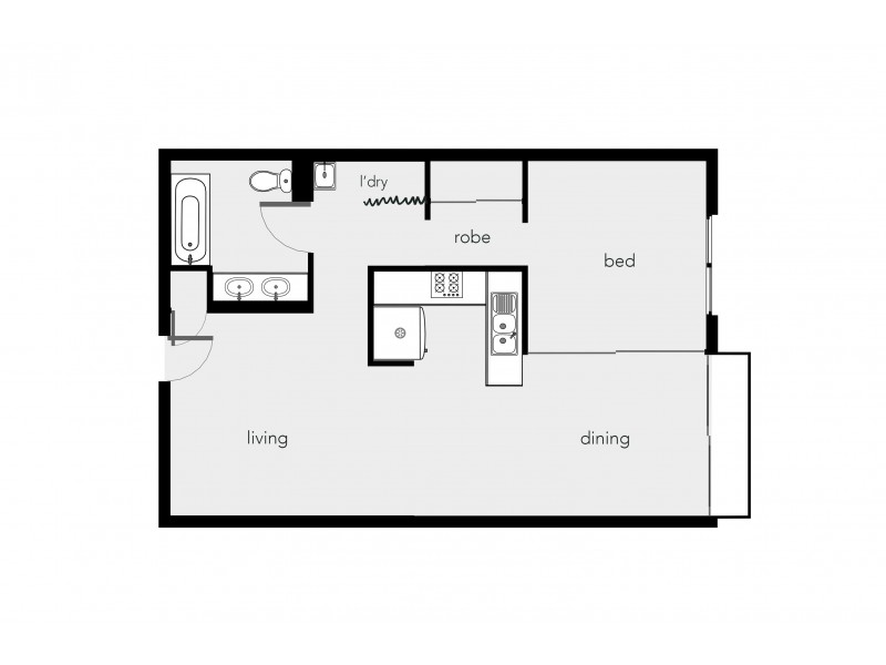 1615/2 Greenslopes Street, Cairns North QLD 4870 Floorplan