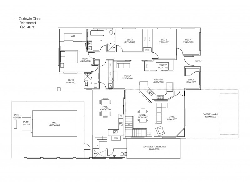 11 Curlewis Close, Brinsmead QLD 4870 Floorplan