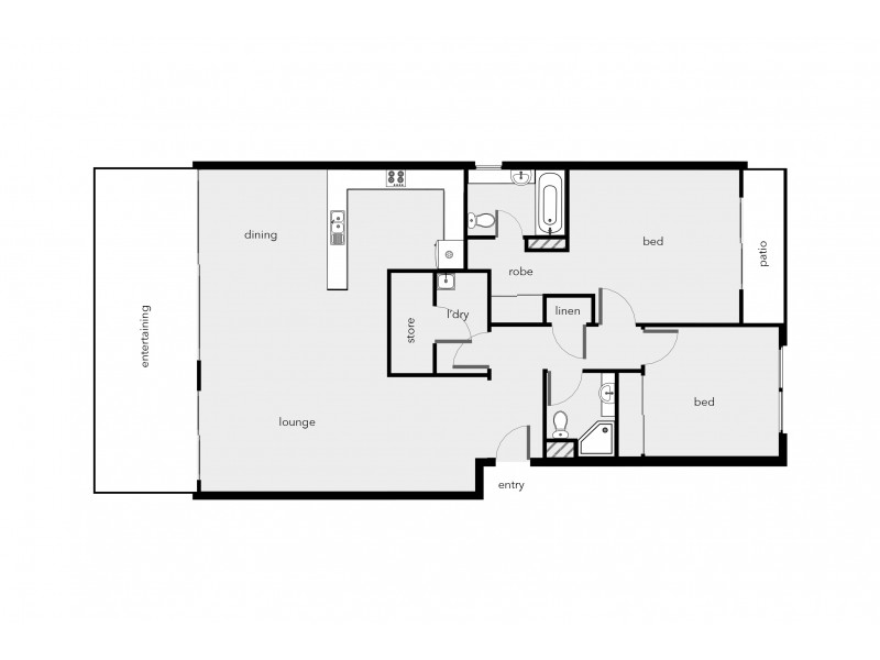 Unit 40/8-14 Munro Terrace [House on the Hill], Mooroobool QLD 4870 Floorplan