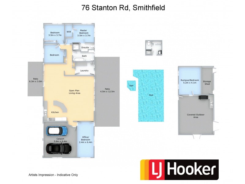 76 Stanton Road, Smithfield QLD 4878 Floorplan