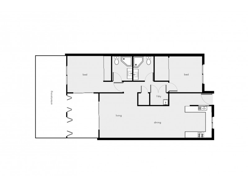 302/22 Ward Street, Mooroobool QLD 4870 Floorplan