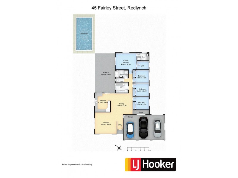 45 Fairley Street, Redlynch QLD 4870 Floorplan