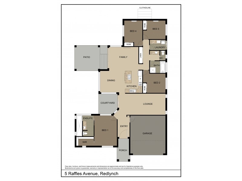 5 Raffles Avenue, Redlynch QLD 4870 Floorplan