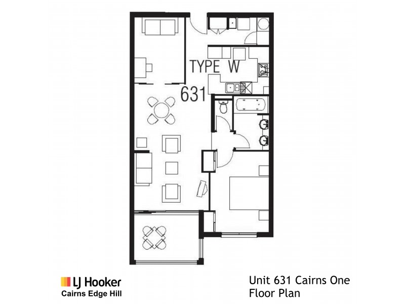 631/12 Gregory Street, Westcourt QLD 4870 Floorplan