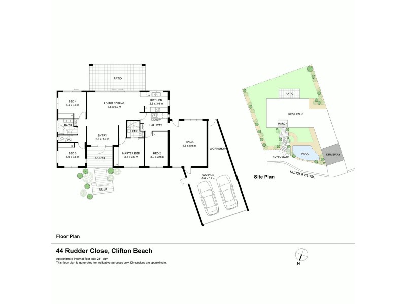 44 Rudder Close, Clifton Beach QLD 4879 Floorplan