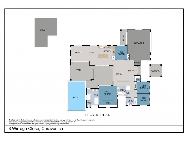 3 Wirrega Close, Caravonica QLD 4878 Floorplan