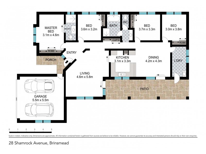 28 Shamrock Avenue, Brinsmead QLD 4870 Floorplan