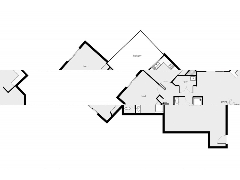 809/2 Greenslopes Street, Cairns North QLD 4870 Floorplan