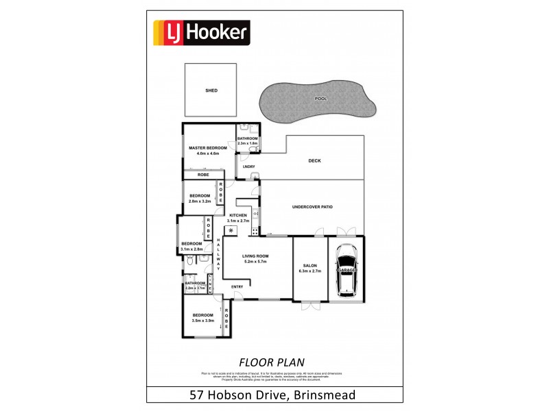 57 Hobson Drive, Brinsmead QLD 4870 Floorplan