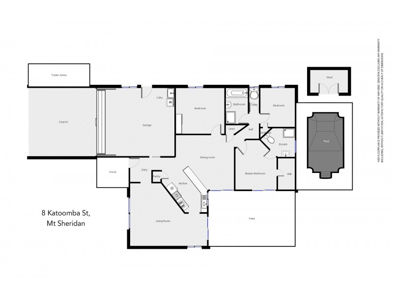 8 Katoomba Street, Mount Sheridan QLD 4868 Floorplan