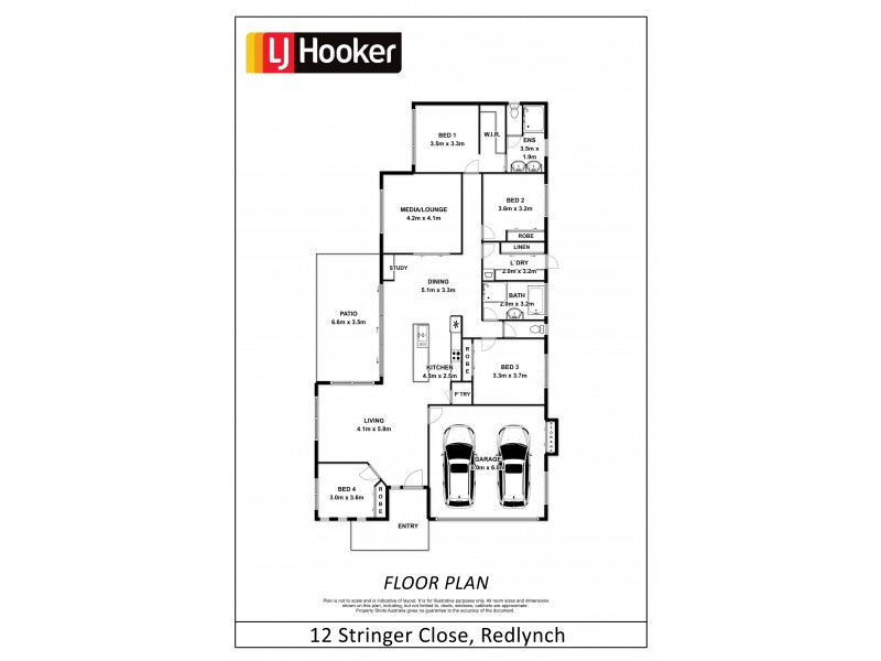12 Stringer Close, Redlynch QLD 4870 Floorplan