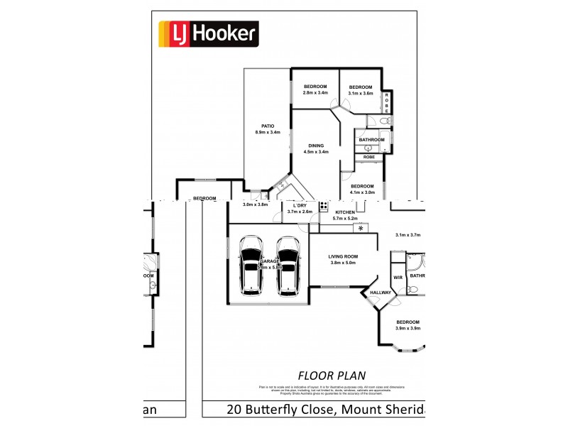 20 Butterfly Close, Mount Sheridan QLD 4868 Floorplan