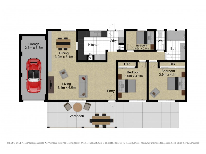 5/23 Woodward Street, Edge Hill QLD 4870 Floorplan
