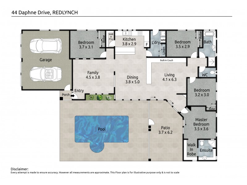 44 Daphne Drive, Redlynch QLD 4870 Floorplan