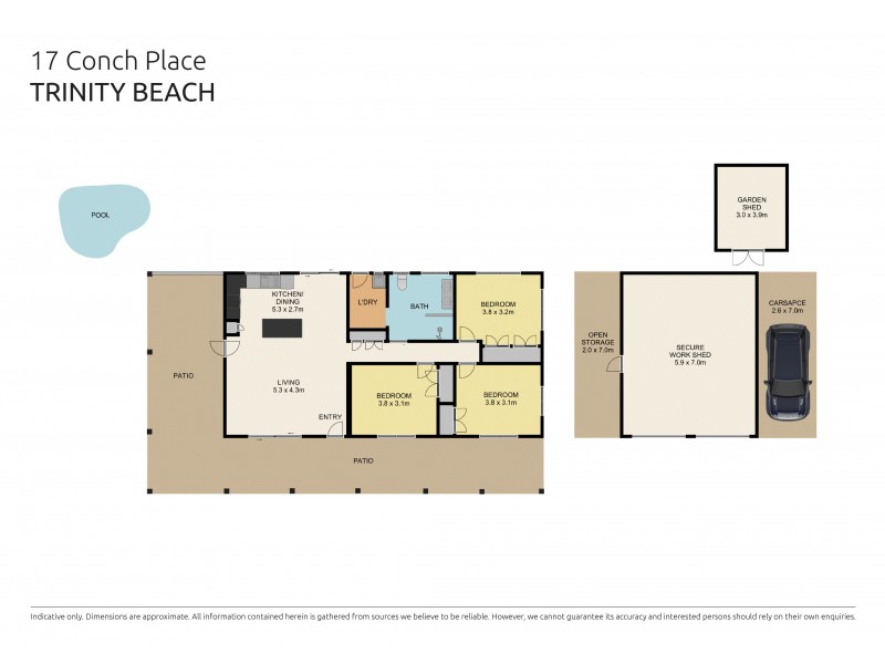 17 Conch Close, Trinity Beach QLD 4879 Floorplan
