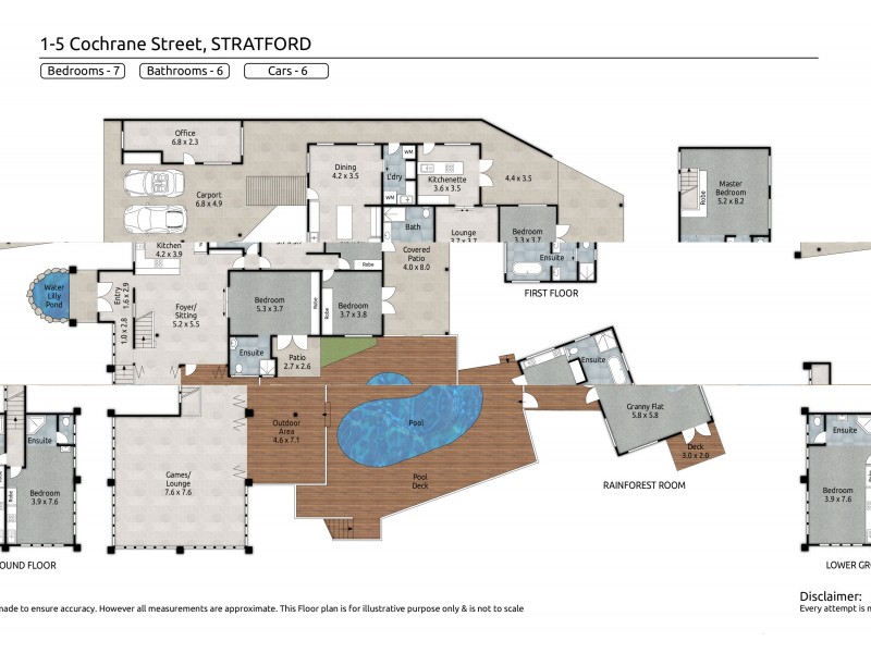 1-5 Cochrane Street, Stratford QLD 4870 Floorplan