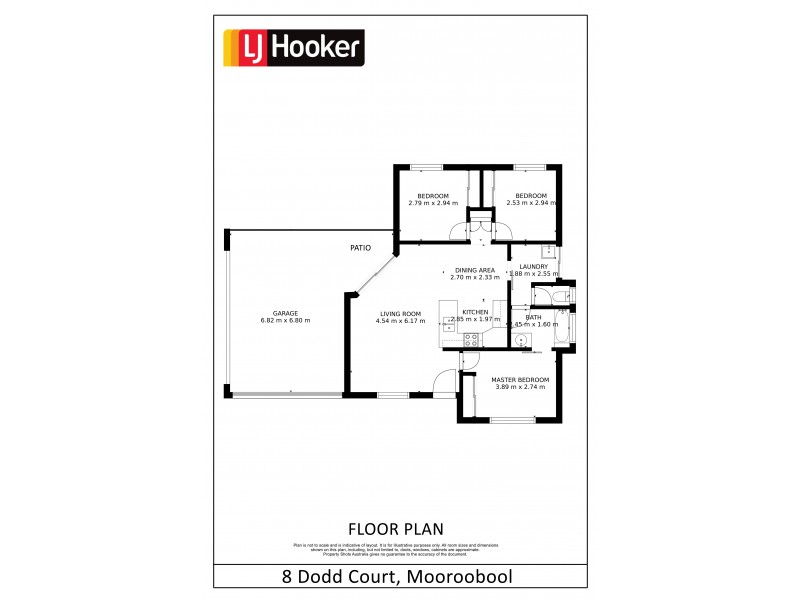 8 Dodd Court, Mooroobool QLD 4870 Floorplan
