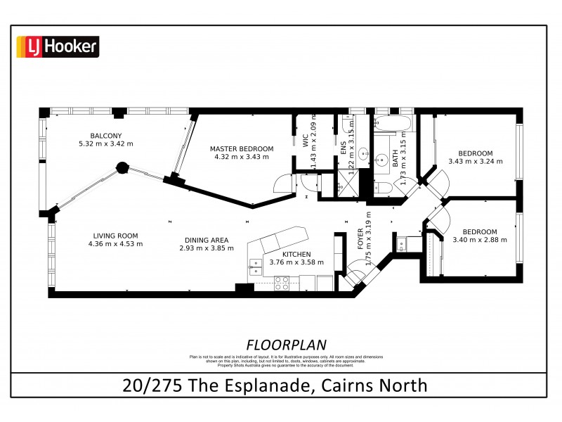 20/275-277 Esplanade, Cairns North QLD 4870 Floorplan