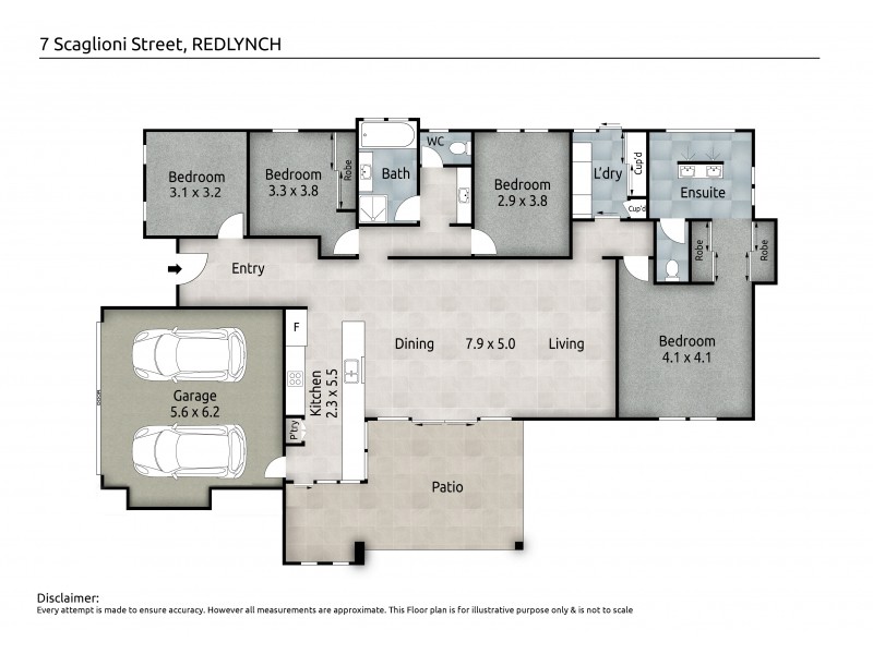 7 Scaglioni Street, Redlynch QLD 4870 Floorplan